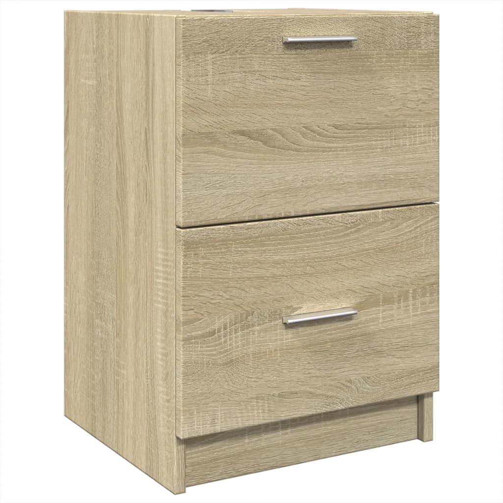 Ormarić za umivaonik boja hrasta 40x37x59 cm konstruirano drvo