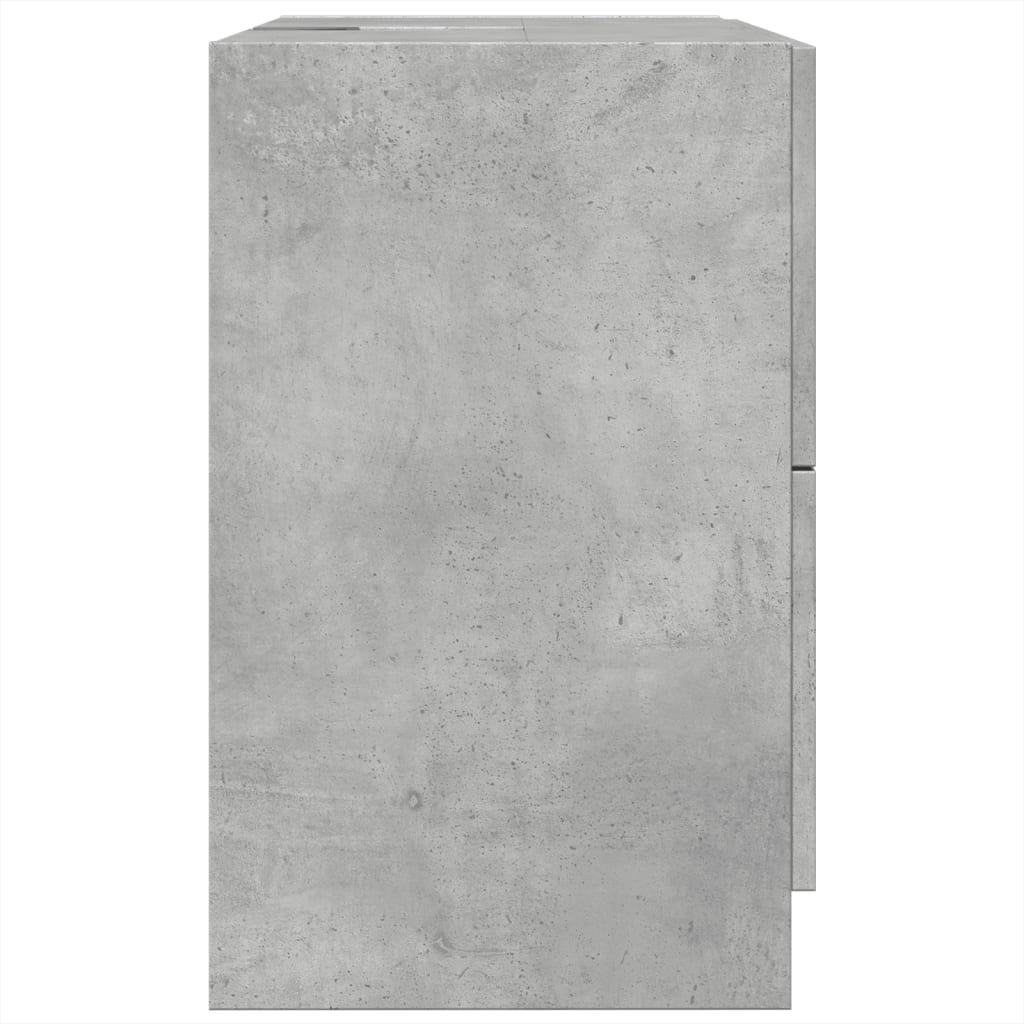 Ormarić za umivaonik boja betona 59x37x59 cm konstruirano drvo