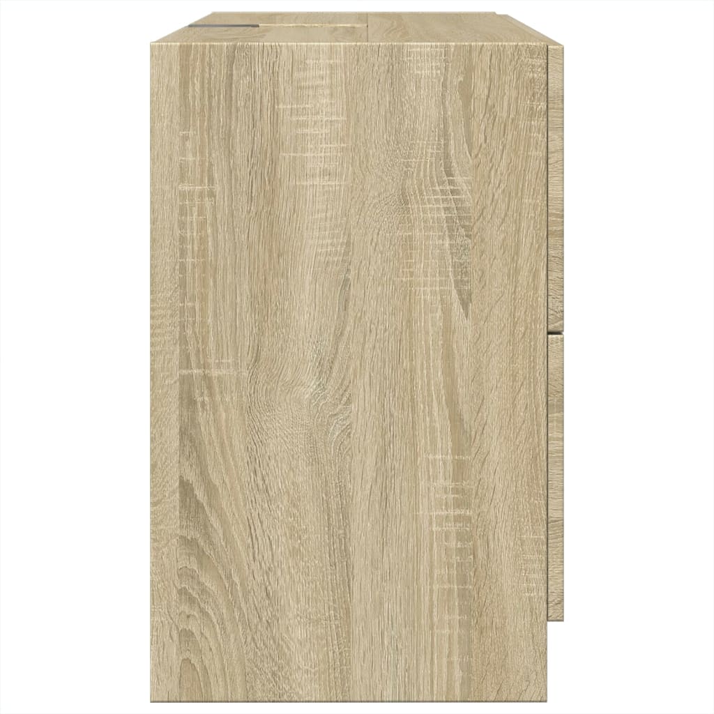Ormarić za umivaonik boja hrasta 78x37x59 cm konstruirano drvo