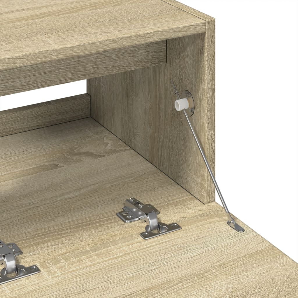 Ormarić za umivaonik boja hrasta 78x37x59 cm konstruirano drvo