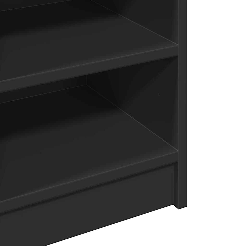 Ormarić za umivaonik crni 90 x 29 x 55 cm konstruirano drvo