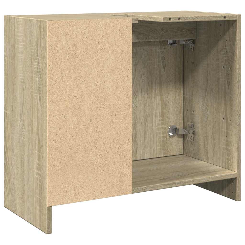 Ormarić za umivaonik boja hrasta 63x29x55 cm konstruirano drvo
