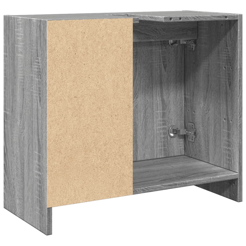 Ormarić za umivaonik boja hrasta 63x29x55 cm konstruirano drvo