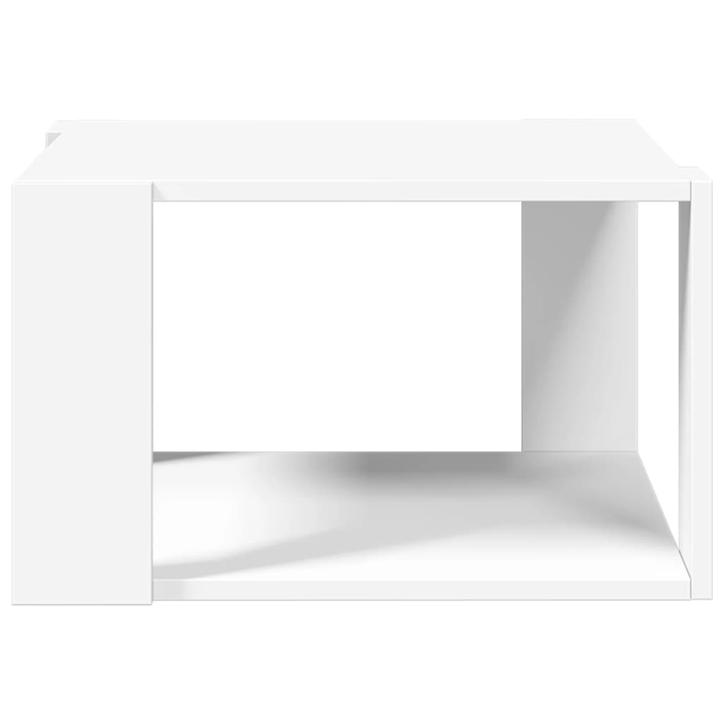 Klub stolić bijeli 51,5x51,5x30 cm inženjerski drvo