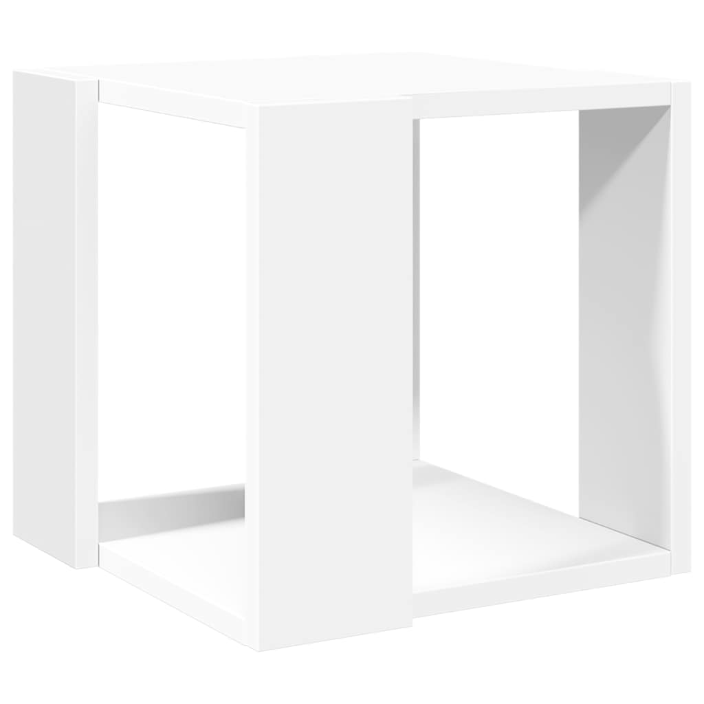 Stolić za kavu bijeli 32x32x30 cm od konstruiranog drva