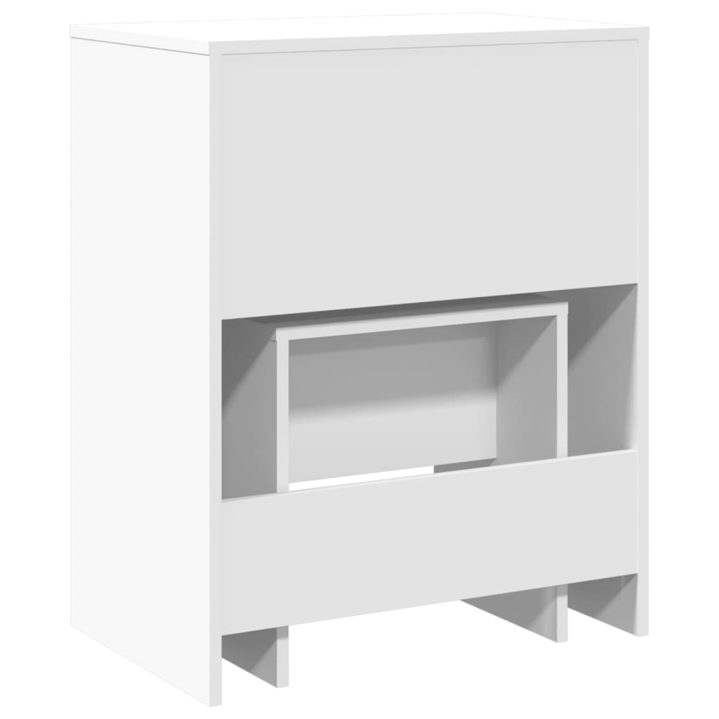 Toaletni stolić sa stolcem bijeli 60 x 40 x 113,5 cm