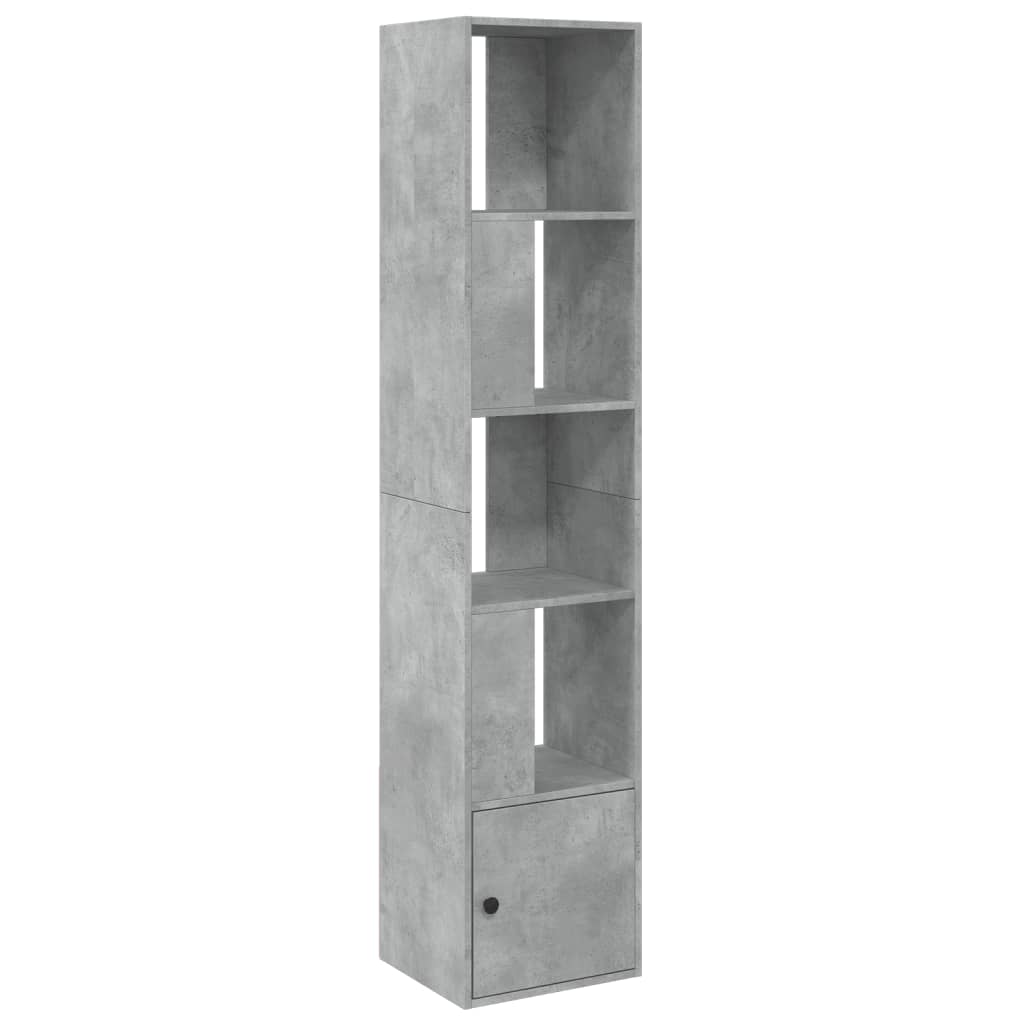 Regal za knjige boja betona 40x36x189 cm konstruirano drvo