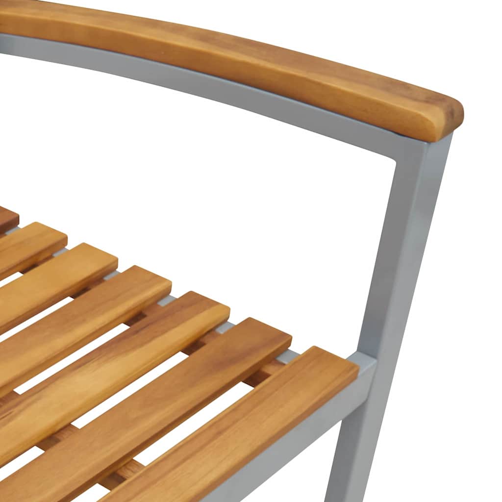 Vrtna stolica 8 pcs Smeđa 56 x 57 x 87 cm Čvrsto drvo akacije