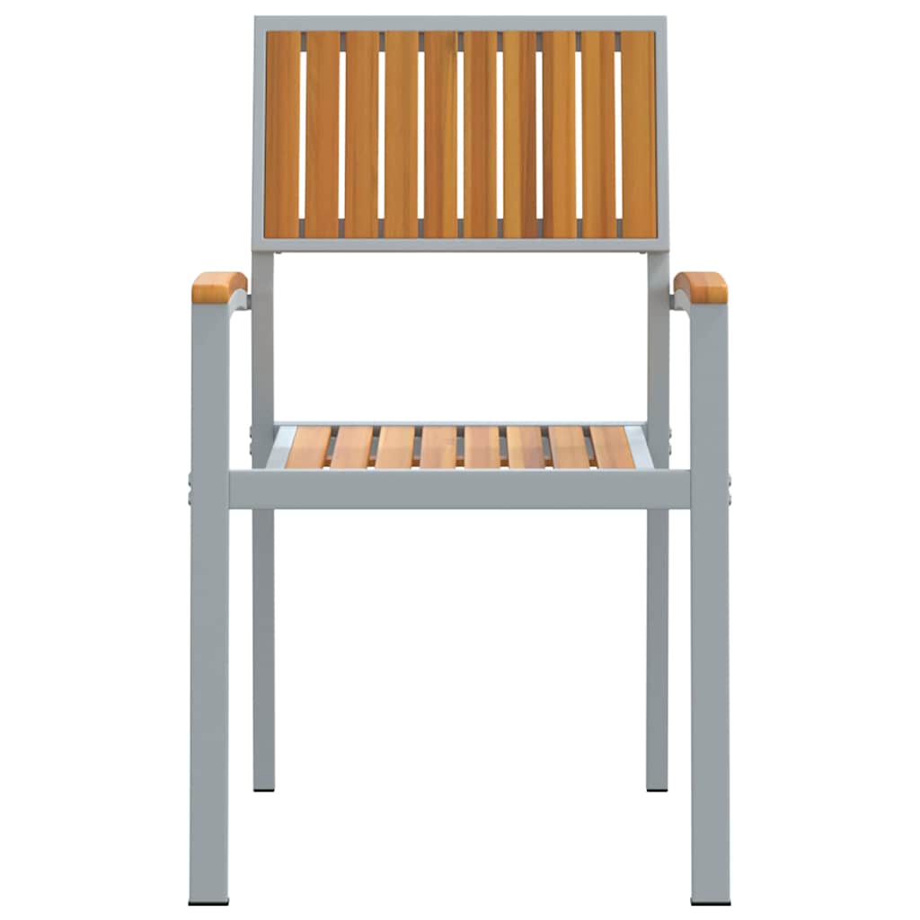 Stolica koja se može slagati 8 pcs Smeđa 56 x 57 x 87 cm