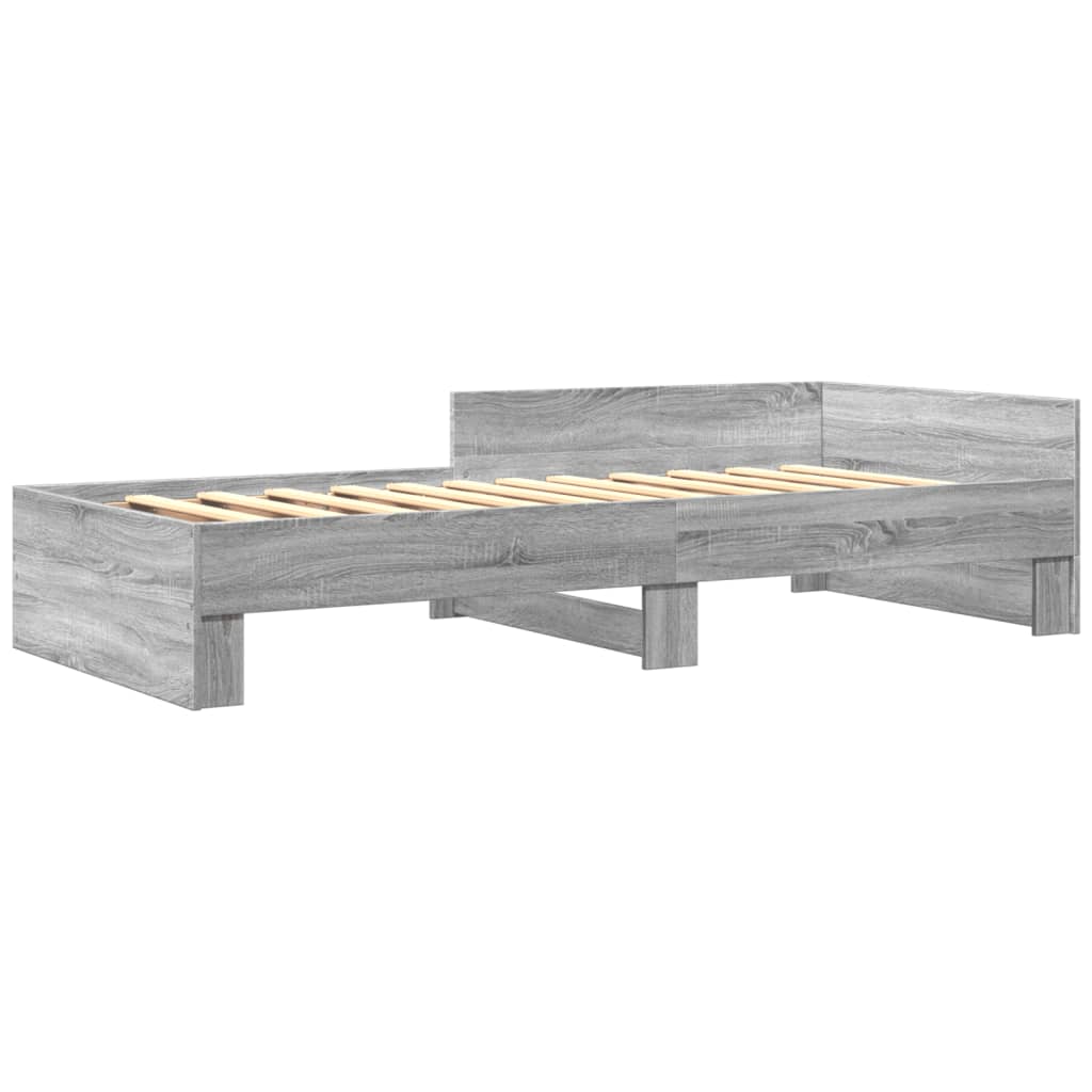 Okvir za krevet boja hrasta 90x200 cm od konstruiranog drva