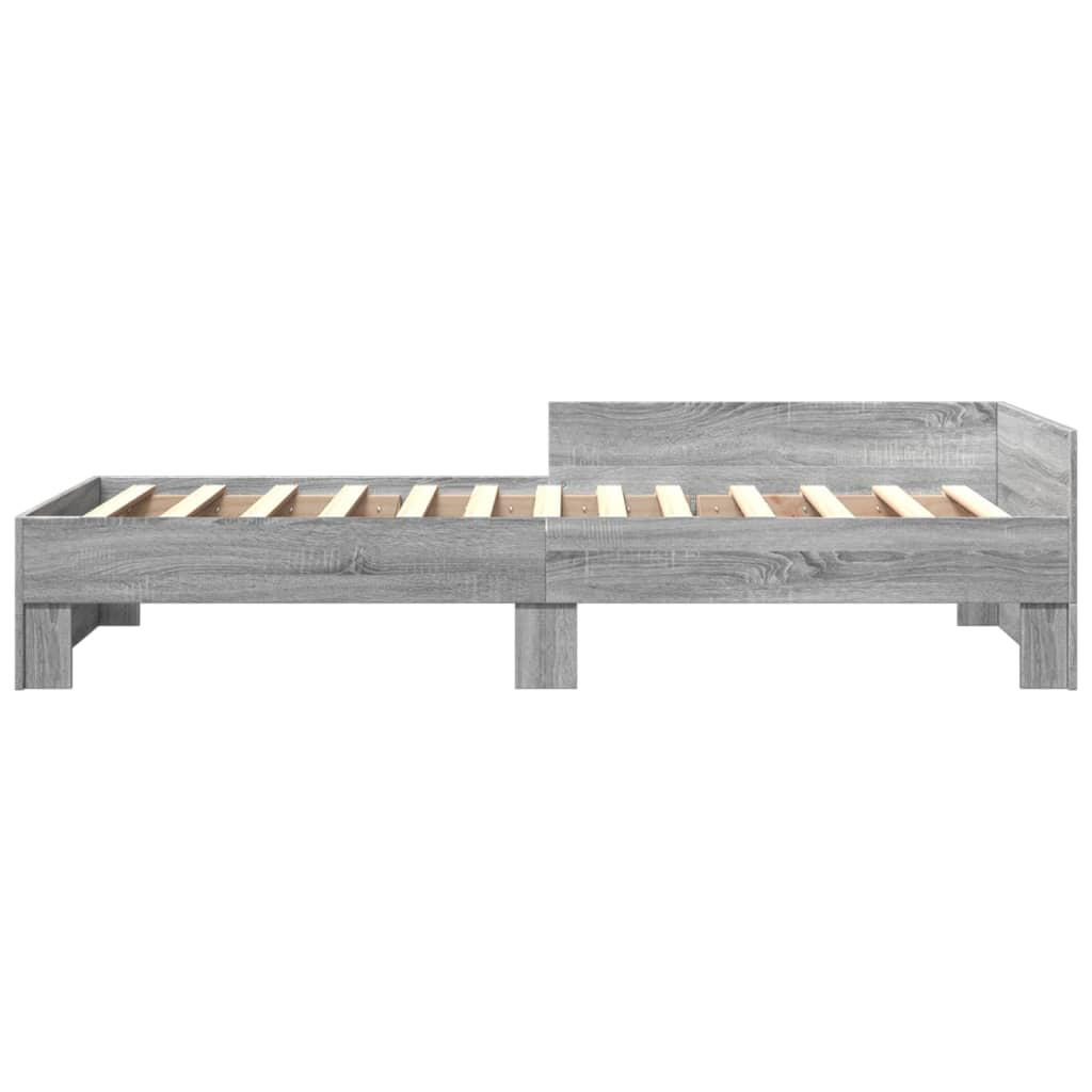 Okvir za krevet boja hrasta 90x200 cm od konstruiranog drva