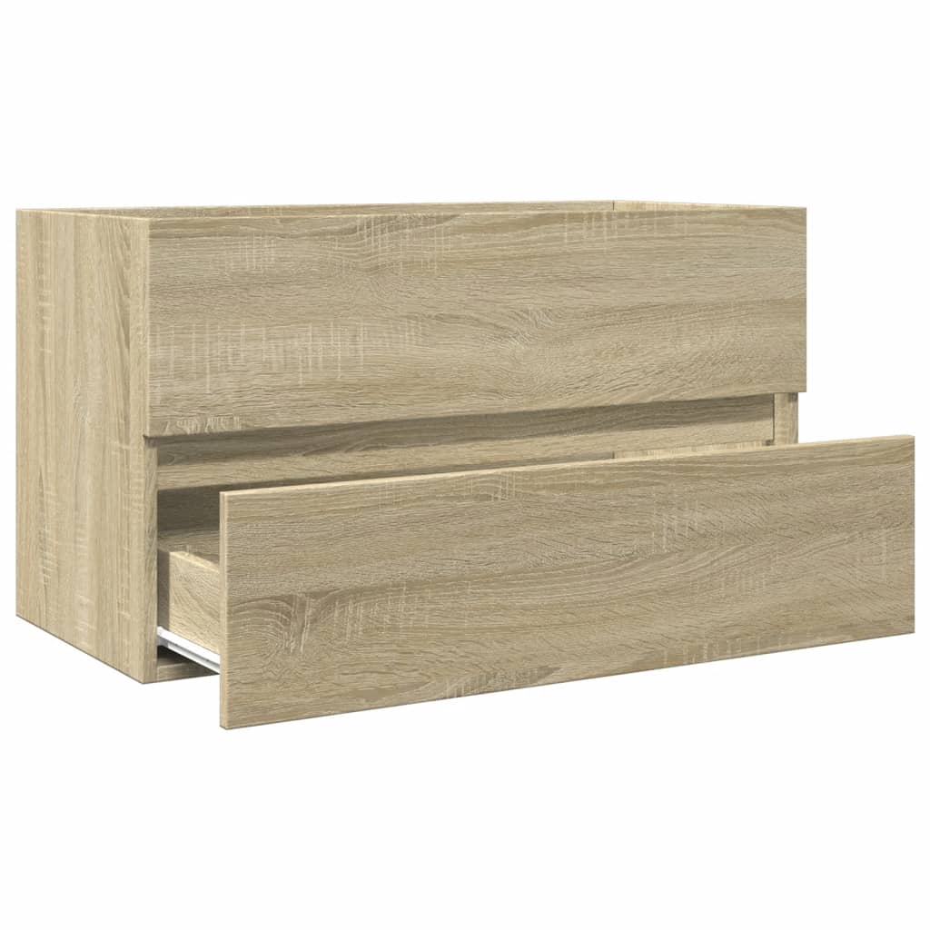 Ormarić za umivaonik boja hrasta sonome 80x38,5x45 cm iverica