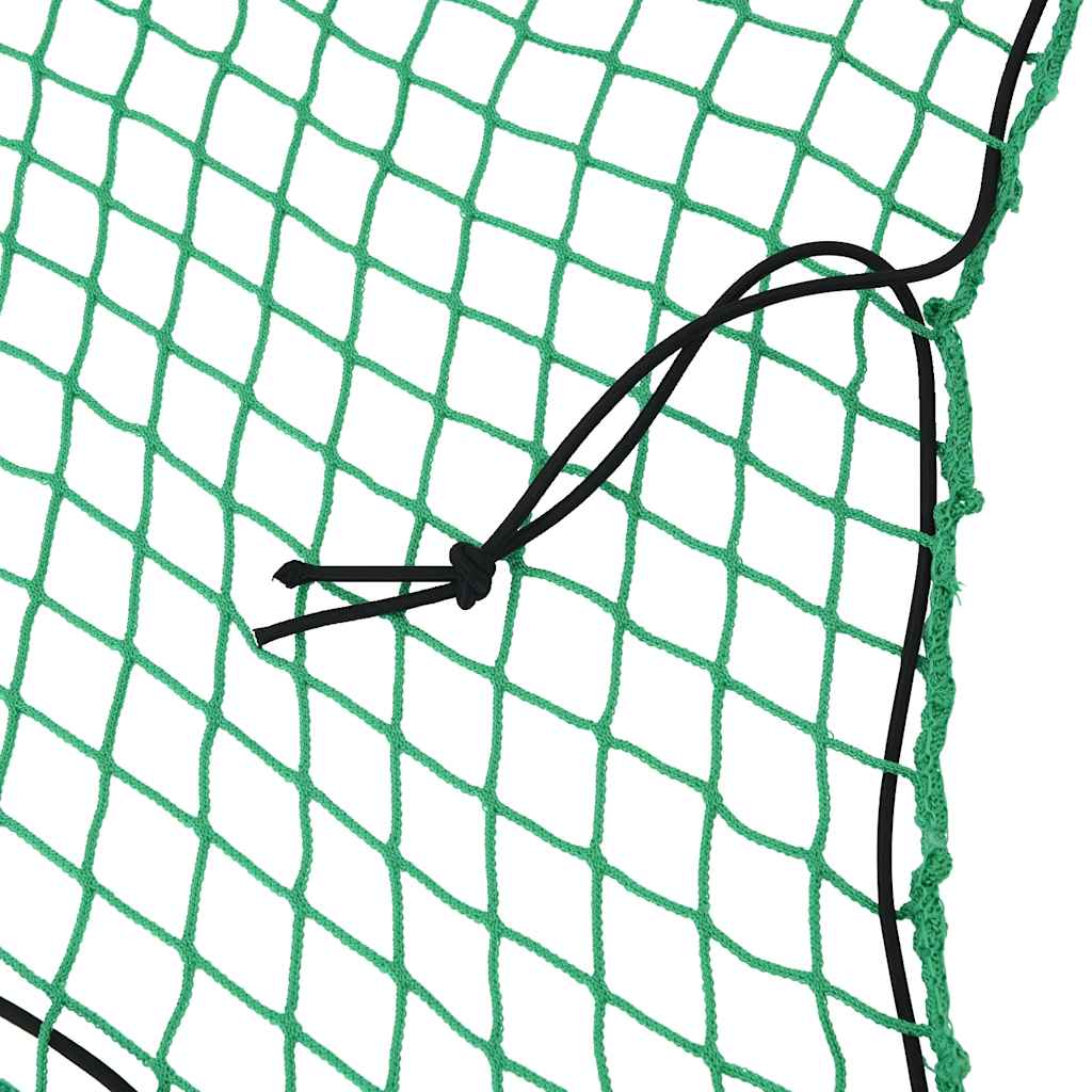Mreža za prikolicu s elastičnim užetom zelena 5x3 m PP