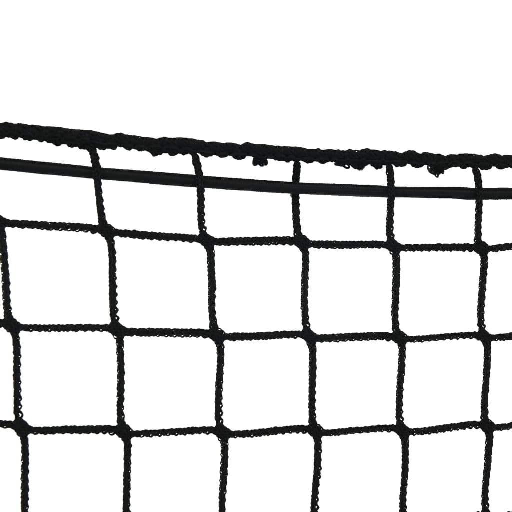 Mreža za prikolicu s elastičnim užetom crna 4,5 x 2,5 m PP
