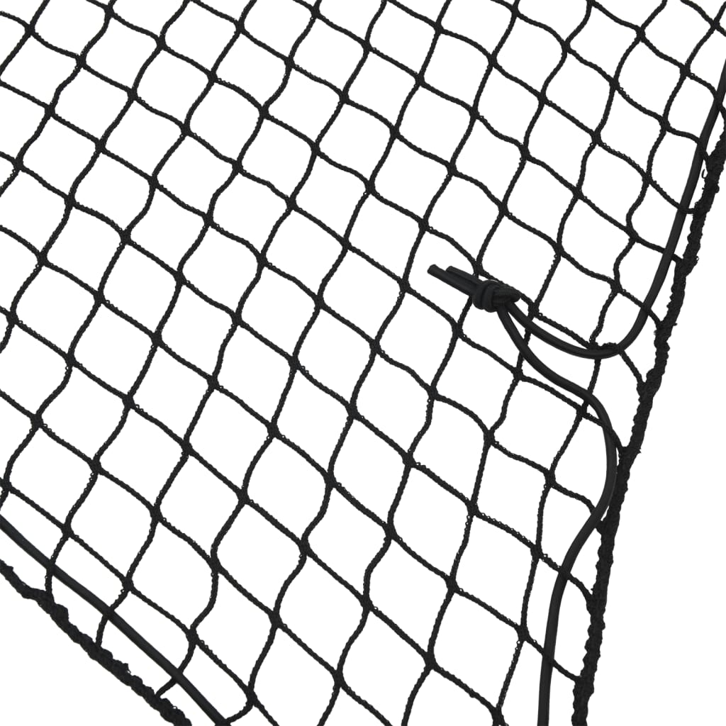 Mreža za prikolicu s elastičnim užetom crna 8 x 3,5 m PP