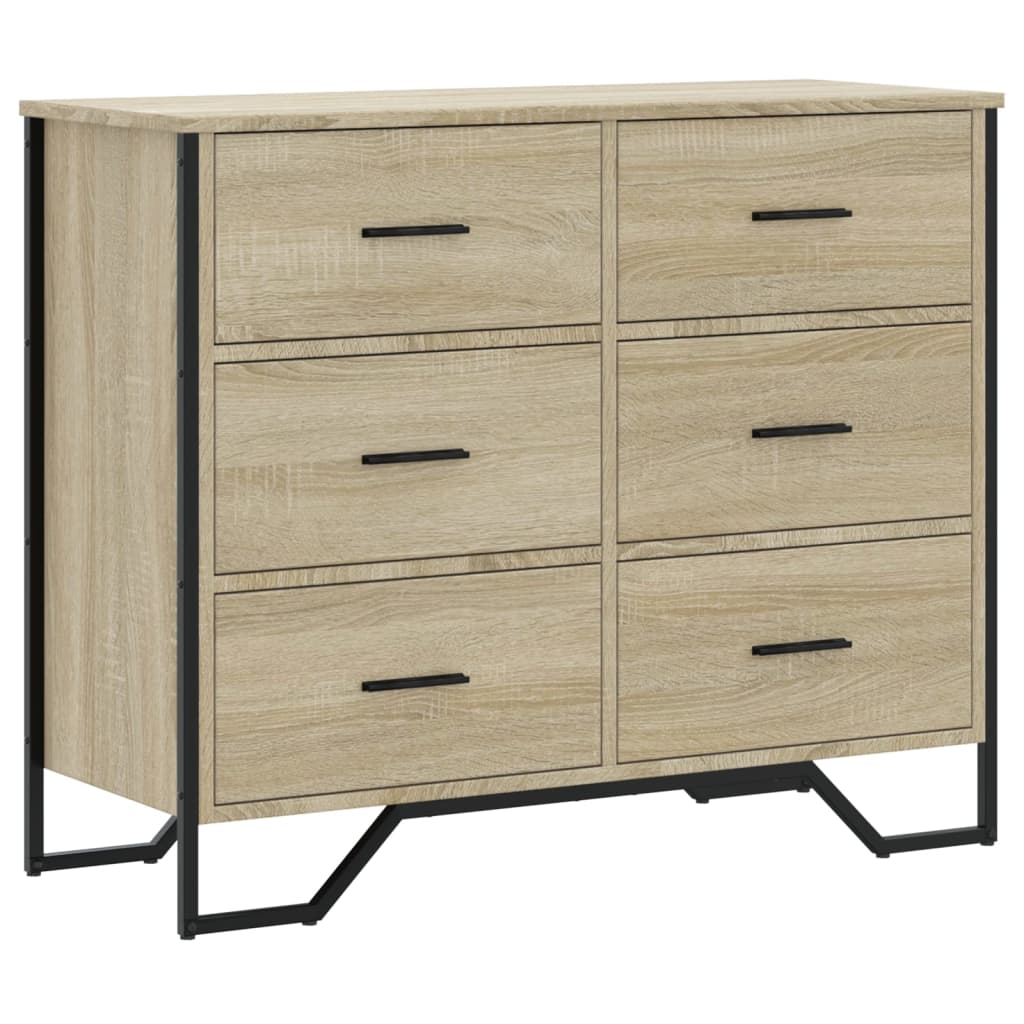 Komoda boja hrasta sonome 91x35,5x74,5 cm konstruirano drvo