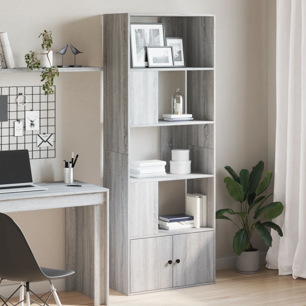 Regal za knjige boja hrasta 70x36x189 cm konstruirano drvo