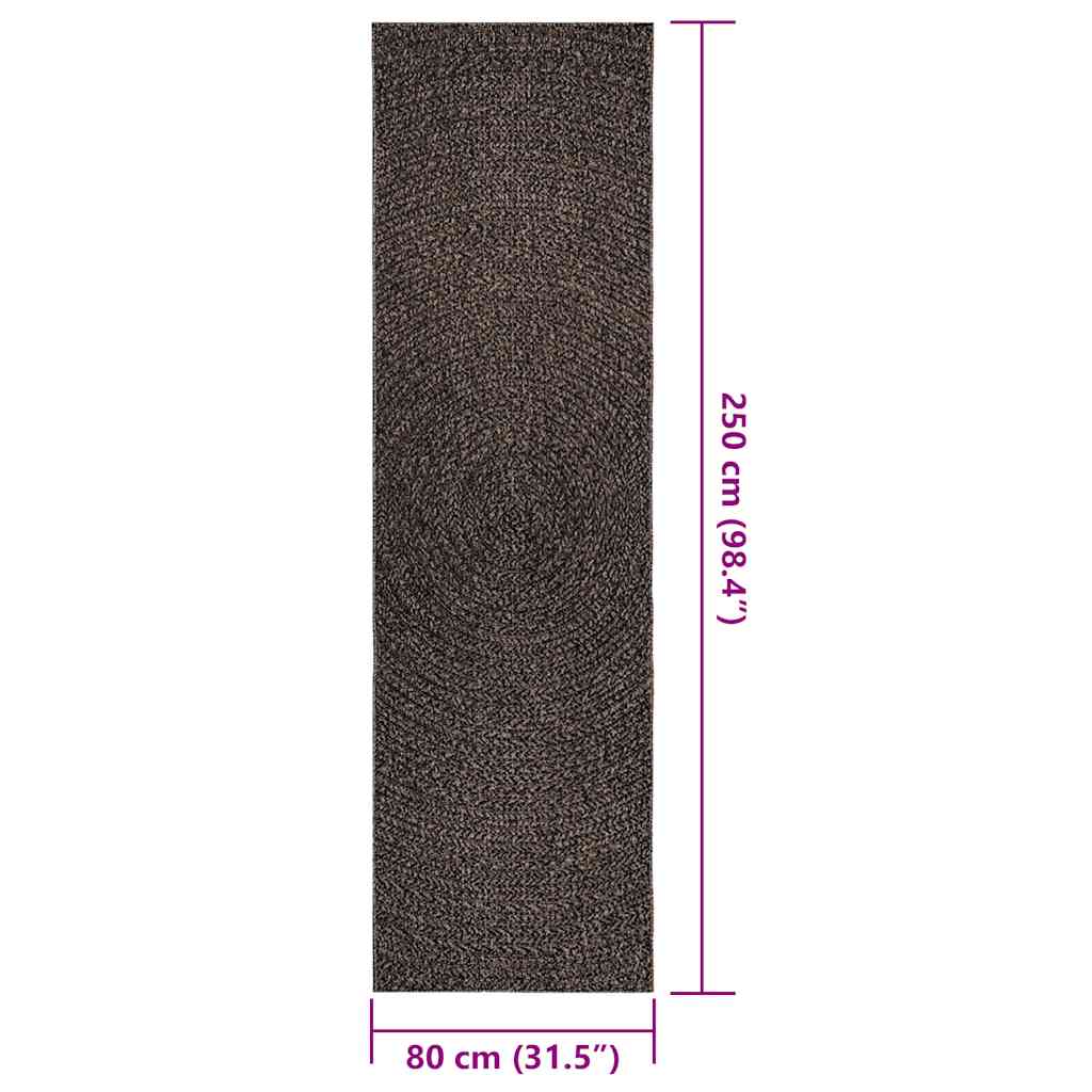 Tepih ZIZUR 80 x 250 cm s izgledom jute unutarnji i vanjski