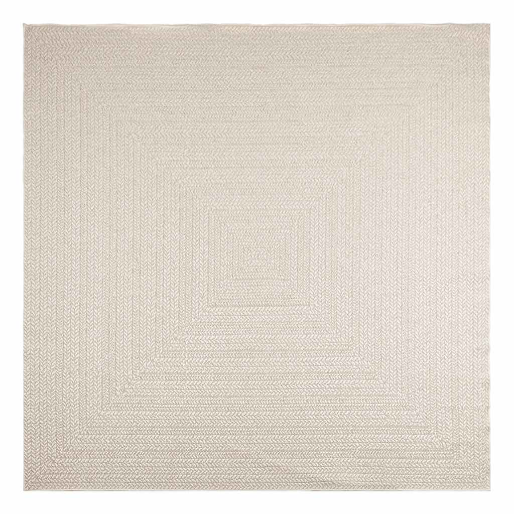 Tepih ZIZUR 240 x 240 cm s izgledom jute unutarnji i vanjski