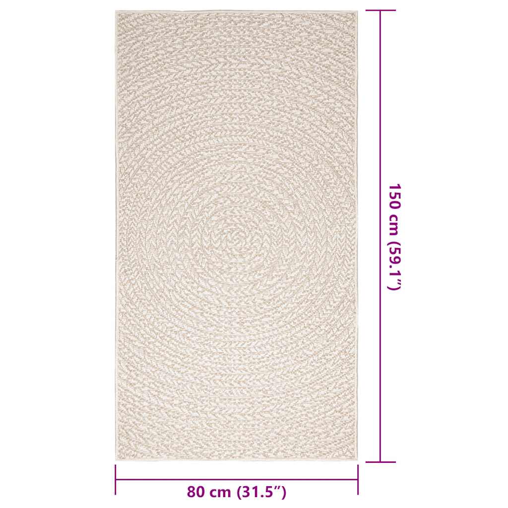 Tepih ZIZUR 80 x 150 cm s izgledom jute unutarnji i vanjski