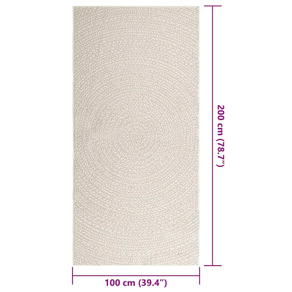 Tepih ZIZUR 100 x 200 cm s izgledom jute unutarnji i vanjski