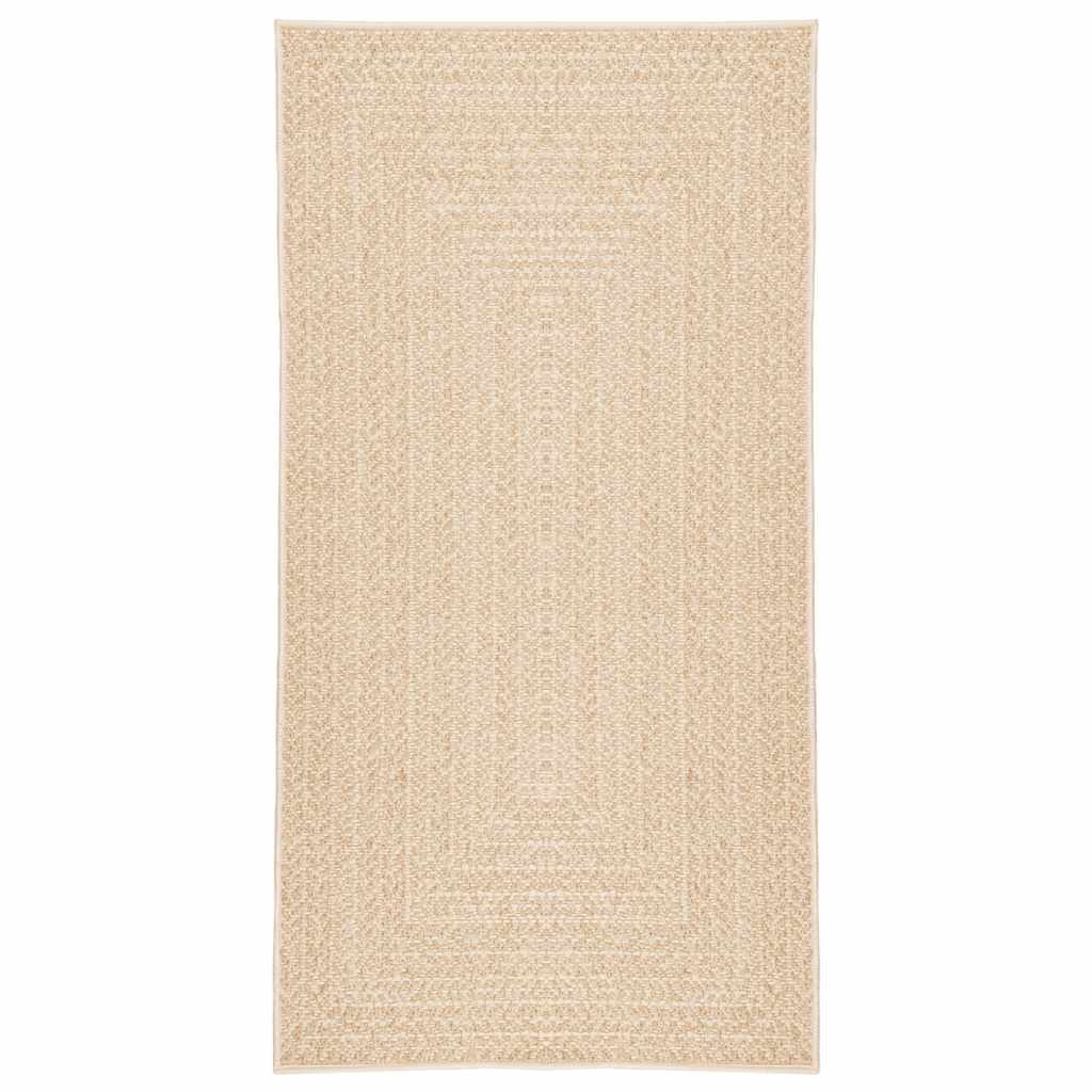 Tepih ZIZUR bež 60 x 110 cm s izgledom jute unutarnji i vanjski