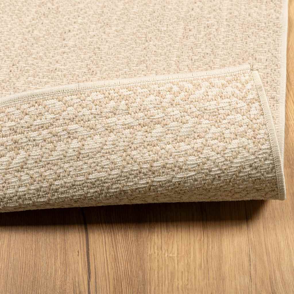 Tepih ZIZUR bež 60 x 110 cm s izgledom jute unutarnji i vanjski