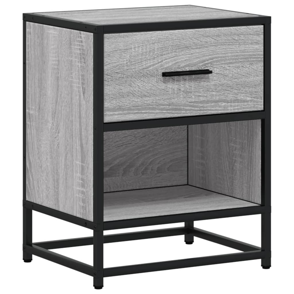 Noćni ormarić boja hrasta 40x31x50 cm konstruirano drvo