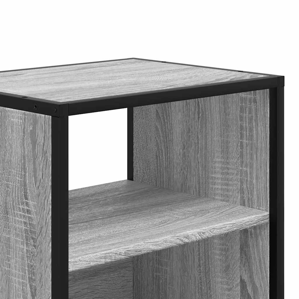 Zidni noćni ormarići 2 kom Sivi Sonoma 40x31x39,5 cm