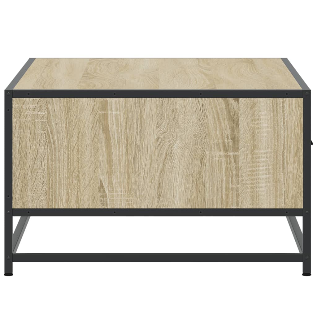Stolić za kavu boja hrasta sonome 90x57x35 cm od drva i metala