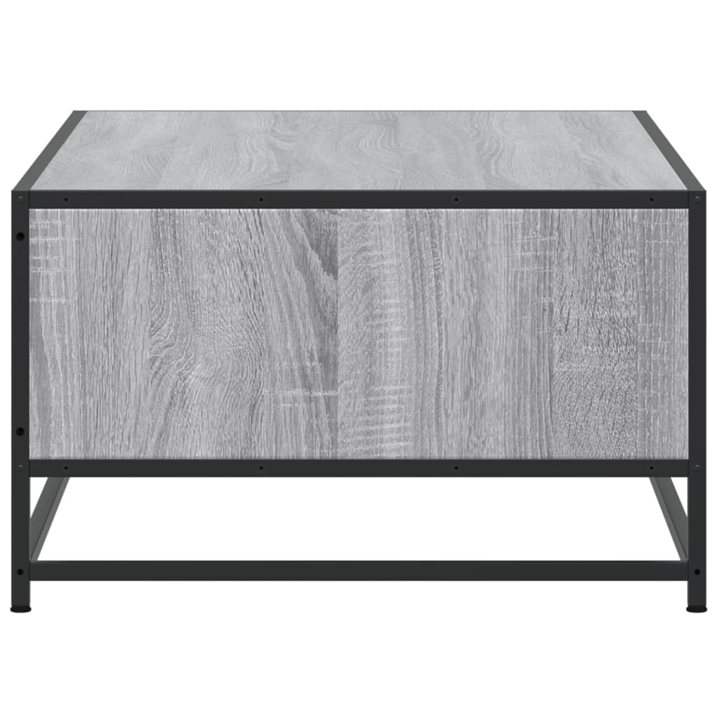 Stolić za kavu boja hrasta sonome 100x57x35 cm od drva i metala