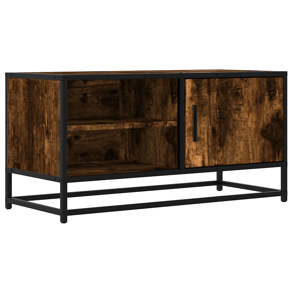 TV ormarić boja dimljenog hrasta 80x34,5x40 cm konstruirano