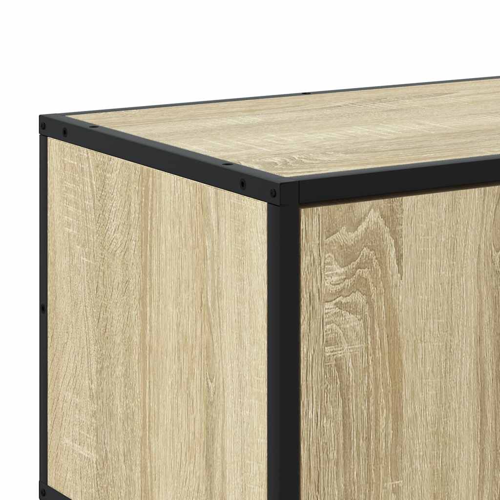 TV ormarić Sonoma hrast 100x35x50 cm Konstruirano drvo i metal