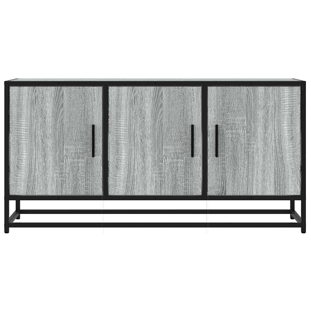 TV ormarić sivi Sonoma 100x35x50 cm Konstruirano drvo i metal