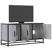TV ormarić sivi Sonoma 100x35x50 cm Konstruirano drvo i metal
