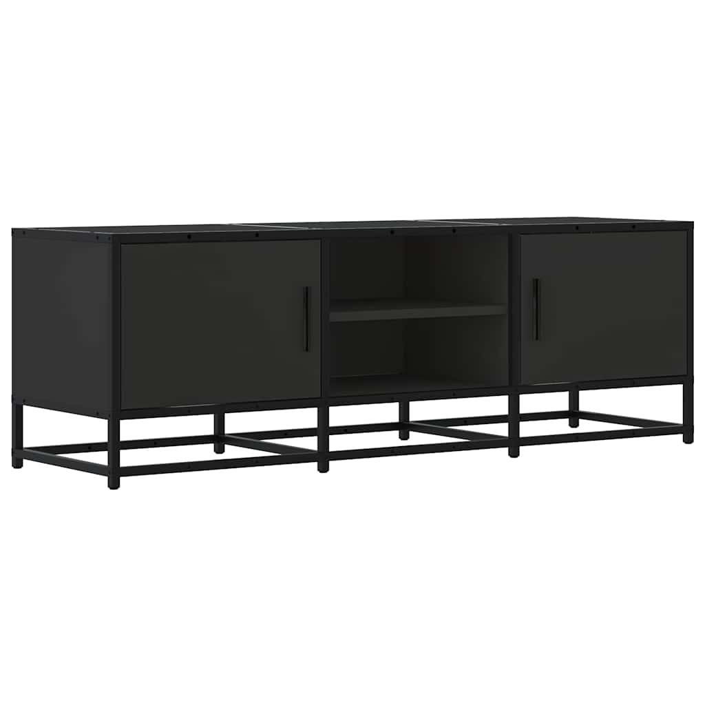 TV ormarić crni 120x35x41 cm Konstruirano drvo i metal