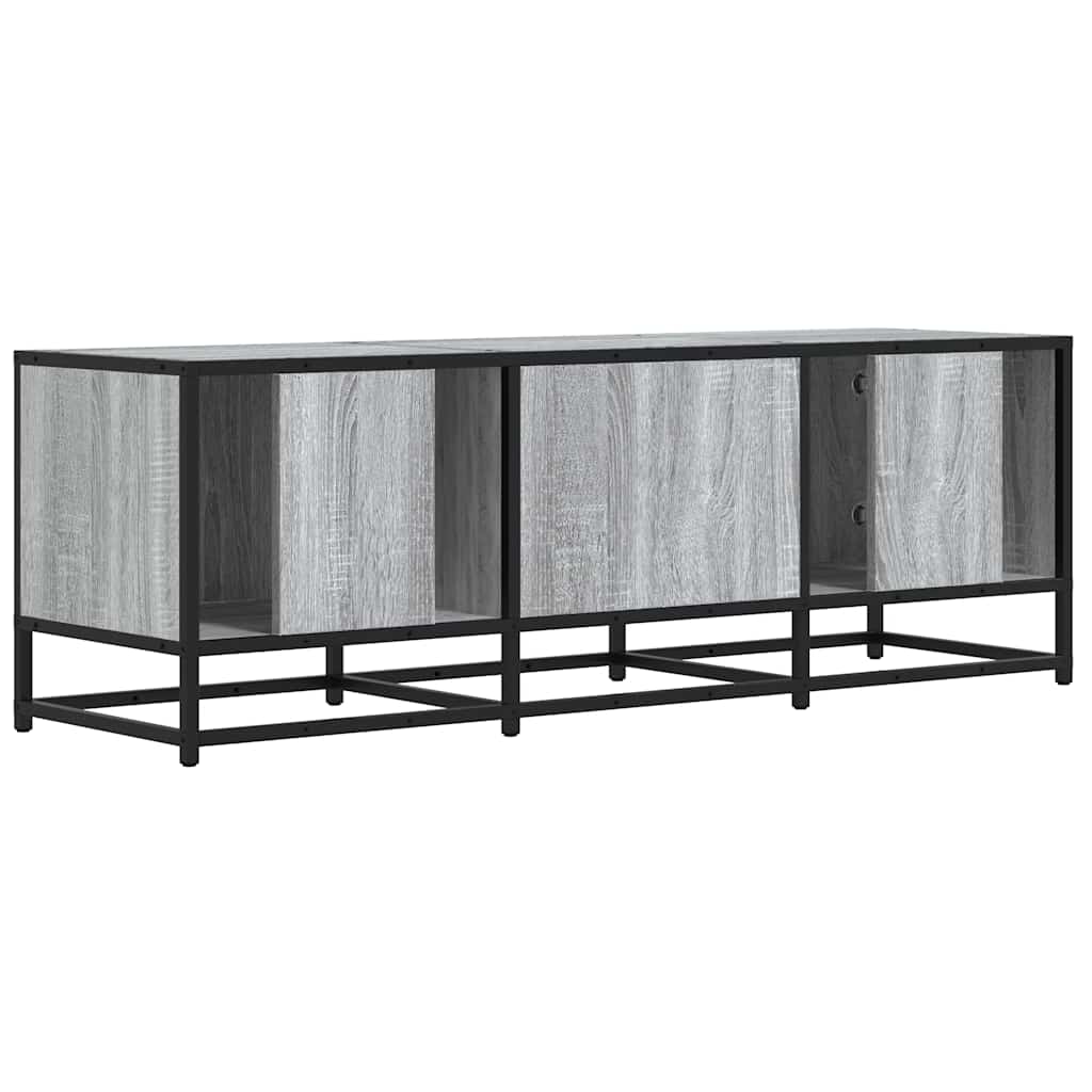 TV ormarić sivi Sonoma 120x35x41 cm Konstruirano drvo i metal