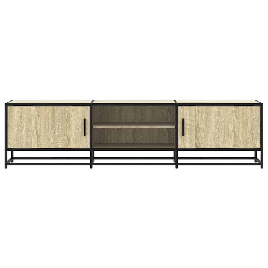 TV ormarić Sonoma hrast 160x35x41 cm Konstruirano drvo i metal