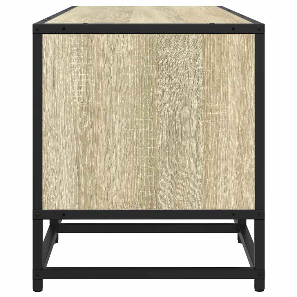 TV ormarić Sonoma hrast 160x35x41 cm Konstruirano drvo i metal