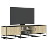 TV ormarić Sonoma hrast 160x35x41 cm Konstruirano drvo i metal