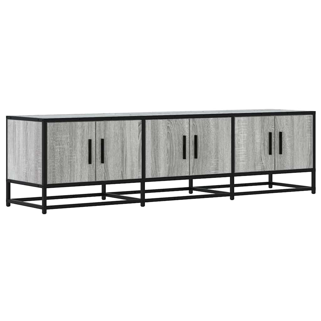TV ormarić sivi Sonoma 150x35x41 cm Konstruirano drvo i metal