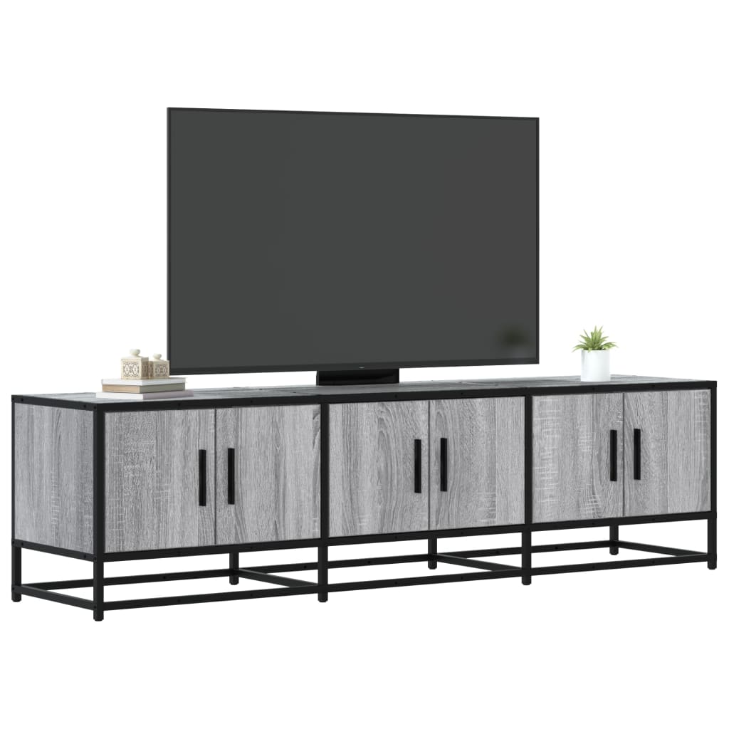 TV ormarić sivi Sonoma 150x35x41 cm Konstruirano drvo i metal
