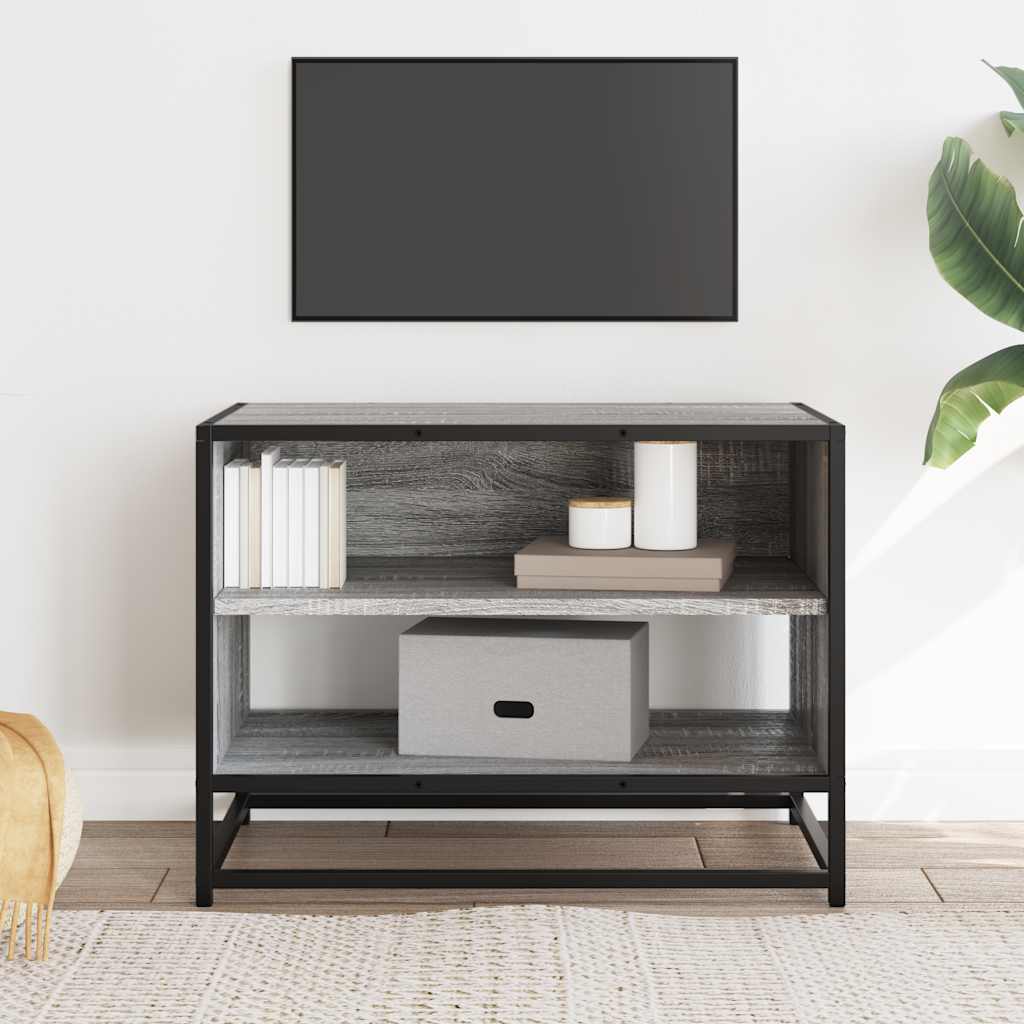TV ormarić Sivi Sonoma 61x40x46 cm Konstruirano drvo i metal