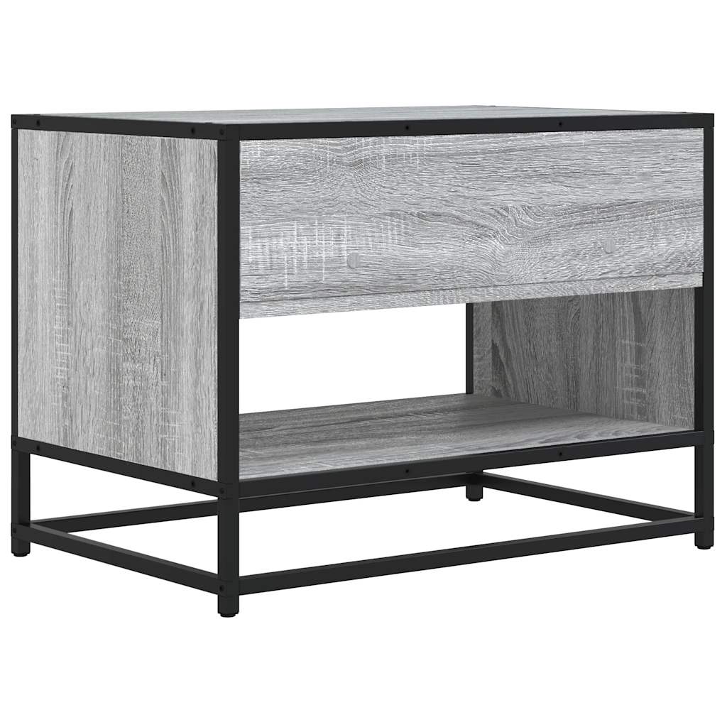 TV ormarić Sivi Sonoma 61x40x46 cm Konstruirano drvo i metal