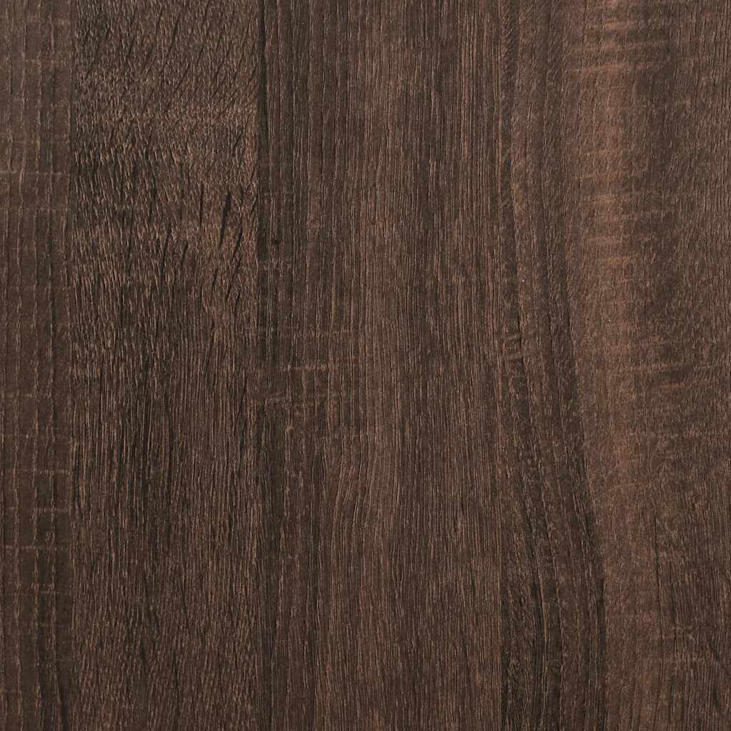 TV ormarić boja hrasta 60x31x39,5 cm konstruirano drvo i metal
