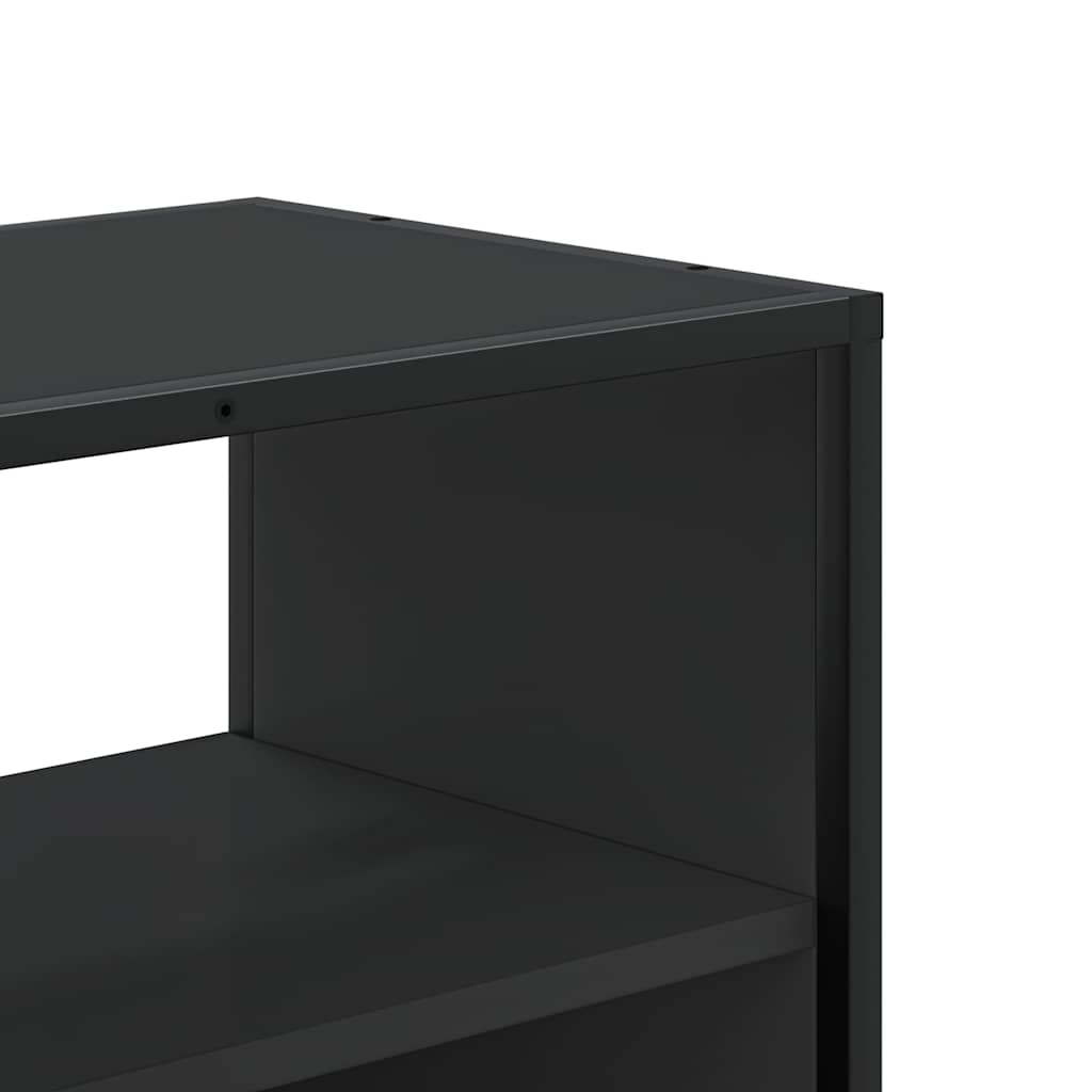 TV ormarić crni 100 x 31 x 39,5 cm konstruirano drvo i metal