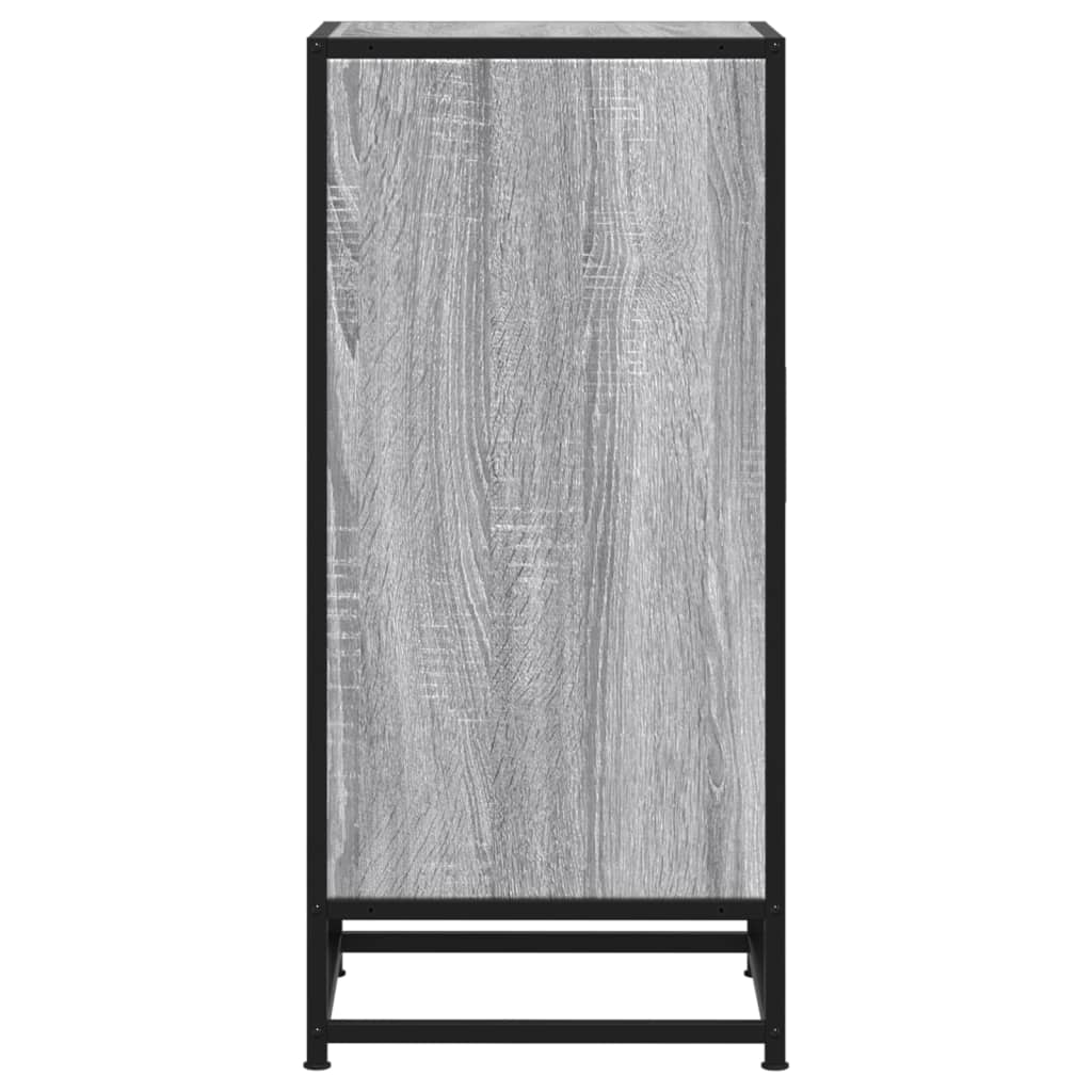 Komoda boja hrasta sonome 35,5x35x76 cm konstruirano drvo metal