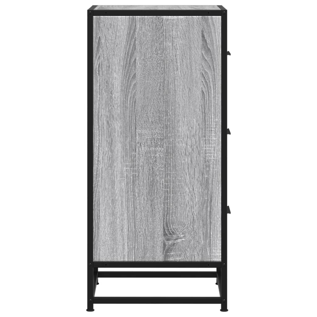 Komoda boja hrasta sonome 35,5x35x76 cm konstruirano drvo metal