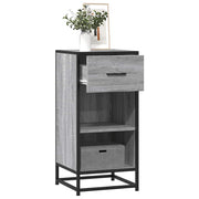 Komoda boja hrasta sonome 35,5x35x76 cm konstruirano drvo metal