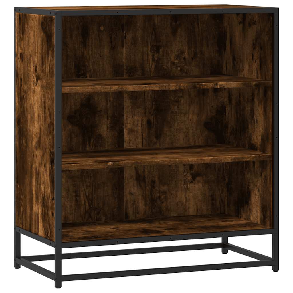 Komoda boja hrasta 68x35x76 cm konstruirano drvo i metal